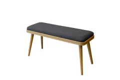 SAGA MİNİ BENCH, KARİNA MEŞE ANTRASİT 1053